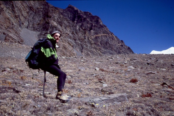 Andy rooted to the ground