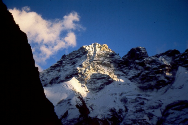 We had the sky for roof and mountain faces for wallpapers